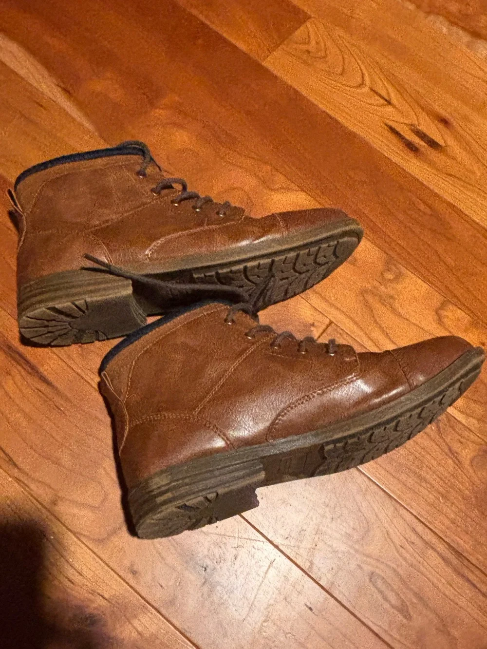 Sonoma Brown Kids Lace-Up Ankle Boots